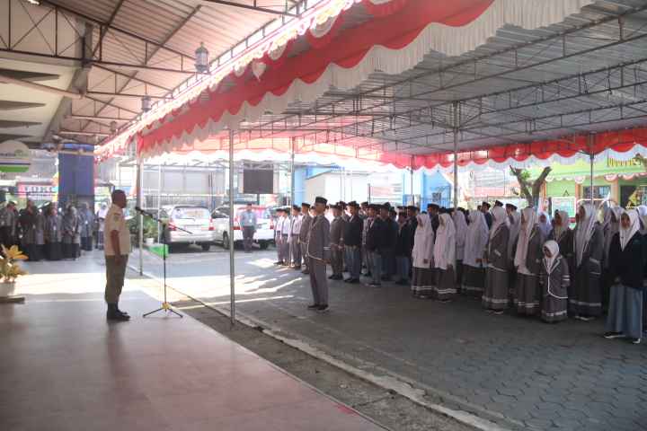 Apel Pagi di SMA Muhammadiyah Al-Kautsar PK Kartasura